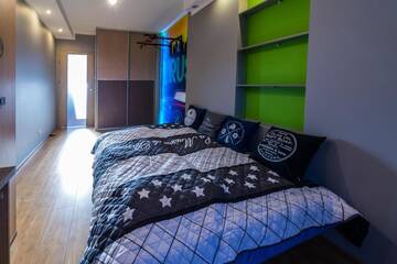 Фото номера Apartment with terrace and lake view - Split Level Апартаменты Apartament U Virusa Przy Porcie z widokiem na jezioro г. Гижицко 51