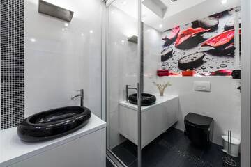Фото номера Apartment with terrace and lake view - Split Level Апартаменты Apartament U Virusa Przy Porcie z widokiem na jezioro г. Гижицко 10